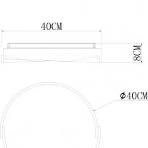 Потолочный светильник  A3087PL-96WH