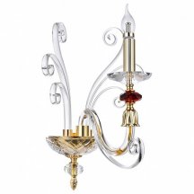 Бра Crystal Lux Catarina AP1 Gold/Transparent-Cognac