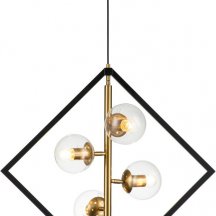 Подвесная люстра Indigo Faccetta 13005/A/4P Black V000106