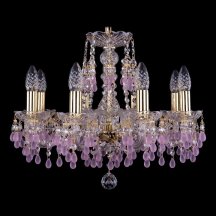 Элитная люстра Bohemia Ivele Crystal 1410 1410/8/160/G/V7010