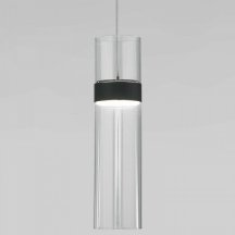 Подвесной светильник Eurosvet Lumen 50244/1 LED черный/прозрачный