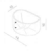 Настенный светильник Arte Lamp 1415 A1415AL-1GY