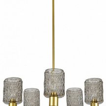 Элитная подвесная люстра Indigo Preda 13025/5R Gold