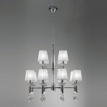 Подвесная люстра Mantra Tiffany Chrome 3850