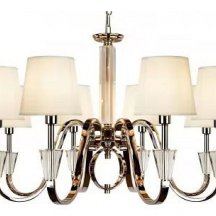 Подвесная люстра iLamp Alesti P2424-8 Nickel