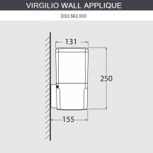 Настенный светильник уличный Virgilio DS3.562.000.WYF1R