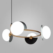 Подвесной светильник Eurosvet Moity 70150/4 черный/латунь