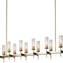 Подвесная люстра DeLight Collection Alouette KM0936P-12 brass