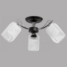 Люстра в гостиную Imex MD.1087 MD.1087-3-S BK+CH