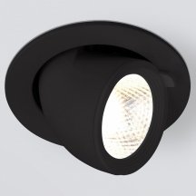 Встраиваемый светодиодный светильник Elektrostandard 9918 LED 9W 4200K черный a052456