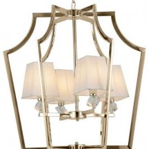 Подвесная люстра Lumina Deco LDP 1249-4 GD+WT