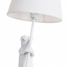 Лампа с абажуром Arte Lamp Gustav A4420LT-1WH