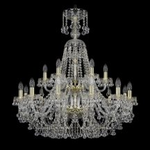 Люстра для гостиной Bohemia Ivele Crystal 1409 1409/12+6/300/XL-94/2d/G