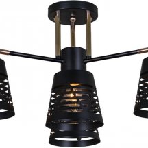 Потолочная люстра Reluce 06074-3.3-04 BK+FG