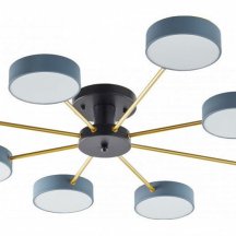 Потолочная люстра Arte Milano Ferrara 252006/8 Bk/Gr