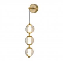 Бра OD2437 OB2437 brass/clear