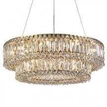 Люстра для натяжных потолков Newport 8450 8450+18/S gold