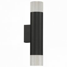 Настенный светильник iLedex Delta 2365-2 BK+SL