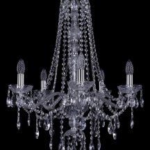 Элитная подвесная люстра Bohemia Ivele Crystal 1415 1415/5/200/h-75/Ni