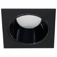 Светильник встраиваемый Feron DL3112 потолочный MR16 G5.3  черный + черный хром 51408