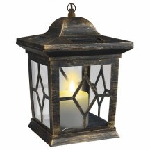Подвесной светильник на солнечных батареях (10227) Uniel USL-S-180/PT220 Bronze lantern
