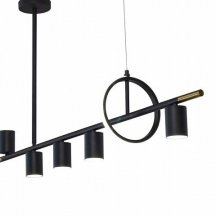 Люстра на штанге AM-Group  AM438 BK