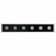 LL-893 Светодиодный линейный прожектор для подсветки стен Feron, 2700K, 250*40*25mm, 6W DC24V, IP65 51564