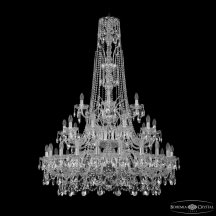 Элитная люстра Bohemia Ivele Crystal 1411 1411/20+10+5/400/XL-155/3d Ni