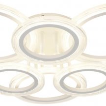 Потолочная люстра ЭРА Ring CLL-1-90-RC WH