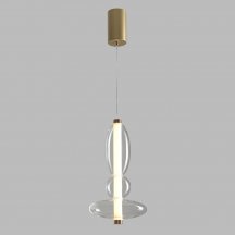 Подвесной светодиодный светильник Crystal Lux Quasar SP10W Led Transparent