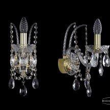 Бра классическое Bohemia Ivele Crystal 1411 1411B/1/141/G