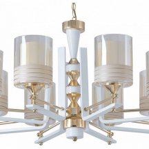 Подвесная люстра Arte Milano Florentia-6087 306087/8 Wh/Gd