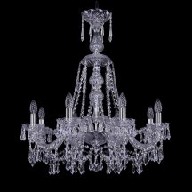 Люстра в гостиную Bohemia Ivele Crystal 1403 1403/8/240/XL-75/Ni