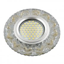 Встраиваемый светильник Fametto Luciole DLS-L146 Gu5.3 Glassy/Gold