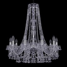 Люстра для натяжного потолка Bohemia Ivele Crystal 1409 1409/10/240/Ni