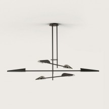 Потолочная люстра Bion C1306/6 Textured Matt Black