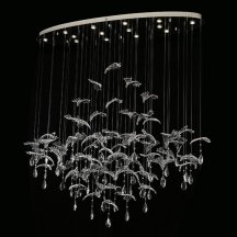 Потолочная люстра 8200 8220/140 С oval chrome