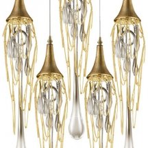 Подвесной светильник Goddess Tears P68009L-5/R gold