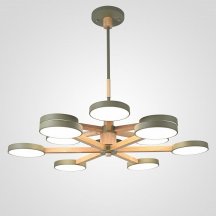 Зелёная люстра ImperiumLoft TURNA White Turna-Dbl01