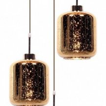 Подвесная люстра Lumina Deco Alacosmo LDP 6811-3 RD GD в современном стиле