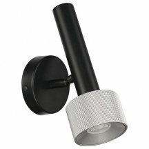 Спот iLedex Delta 2360-1 BK+SL