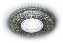 Встраиваемый светодиодный светильник Ambrella light Led S333 BK/CLD