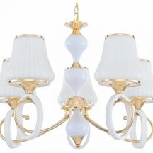 Подвесная люстра Arte Milano Florentia-2387 302387/5 Wh/Gd