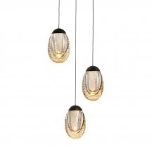 Подвесной светильник DeLight Collection MD25090022 MD25090022-3A matt black/champagne