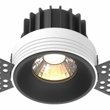 Точечный светильник Maytoni Round DL058-12W3K-TRS-B