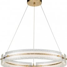 Подвесной светодиодный светильник Indigo Dualita 14018/1P Brass V000089L