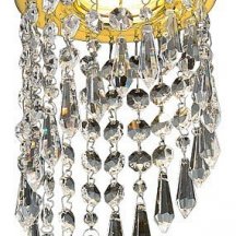 Встраиваемый светильник Ambrella light Crystal K2247 CL/G