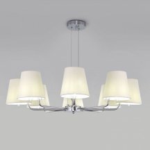 Элитная подвесная люстра Eurosvet Amaretto 60155/8 хром