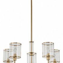 Люстра на штанге Indigo Dante 13022/5R Brass