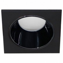 Светильник встраиваемый Feron DL3112 потолочный MR16 G5.3  черный + черный хром 51408